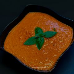 Tomato Red Capsicum Soup A picture of Tomato Red Capsicum Soup.