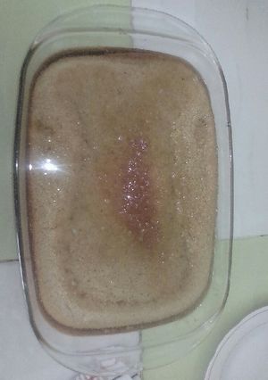 صورة لوصفة بسبوسة على طريقتي