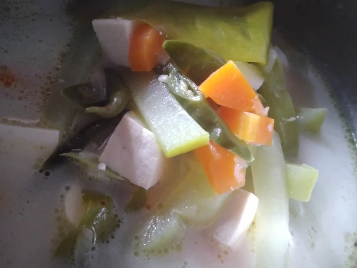Easy Ways Prepare Recipes Lodeh labu siam suegeerrr the Delicious Delicious.
