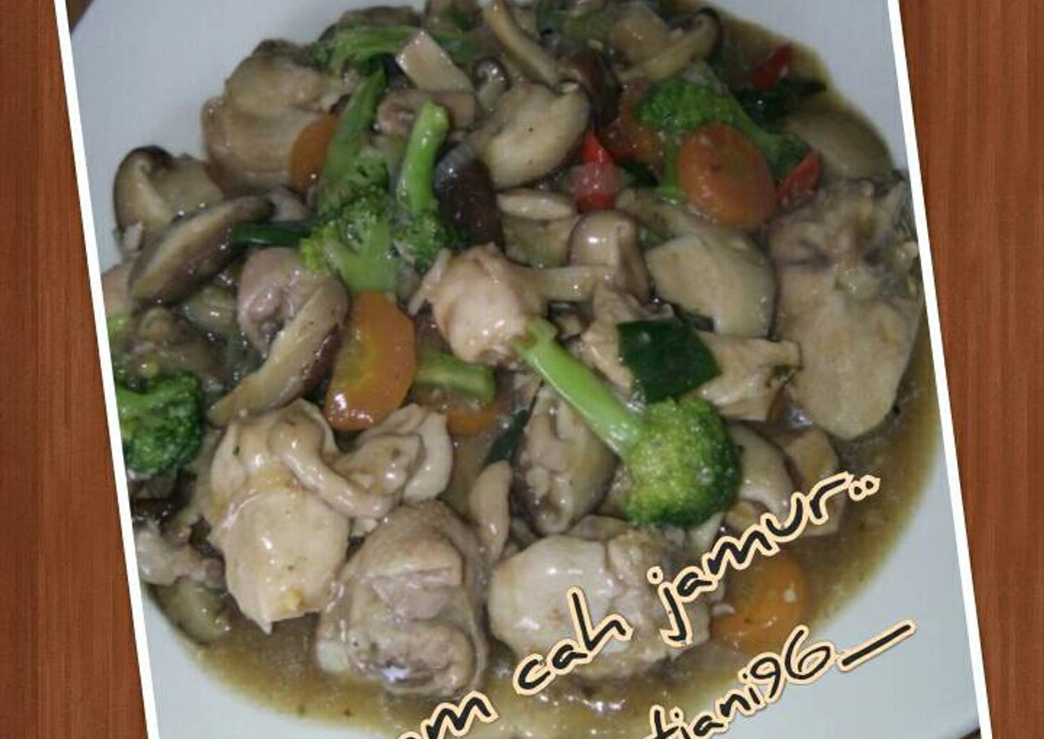 Resep Ayam Cah Jamur Oleh Septiani96🍗🍛🍚🍲 Cookpad