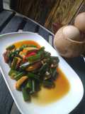 Oseng daun bawang batang (ulated)