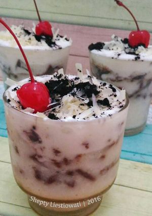 Foto resep Chizkek Lumer / Oreo cheese cake (ini biskuitnya bukan oreo)