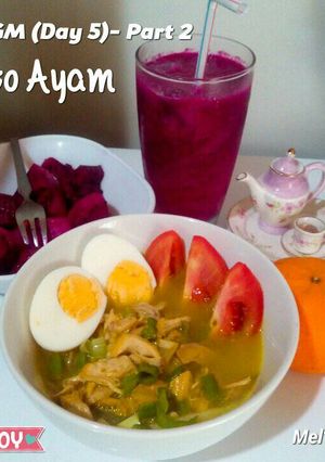 Foto resep GM Diet (Day 5) - Part 2 - Soto Ayam Lezat 🍜