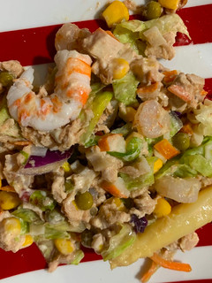 Una foto de Ensalada de marisco
