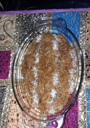 عکسی از دستور حلوا شعریه