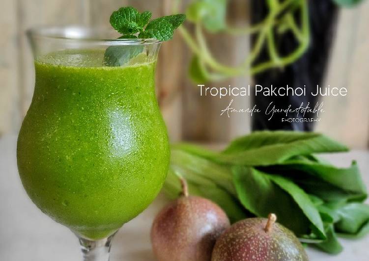 Cara Bikin Tropical Pakcoy Juice Anti Gagal