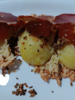Una foto de Patatas al horno con queso