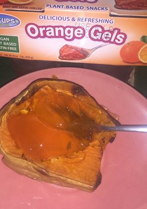 A picture of Orange Cool Peanut Butter Sandwich.