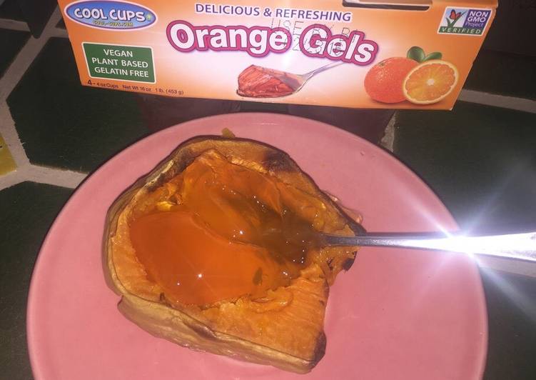 Orange Cool Peanut Butter Sandwich