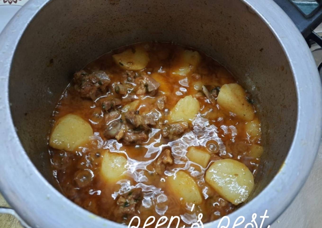 Kasuri Methi Aloo Gosht