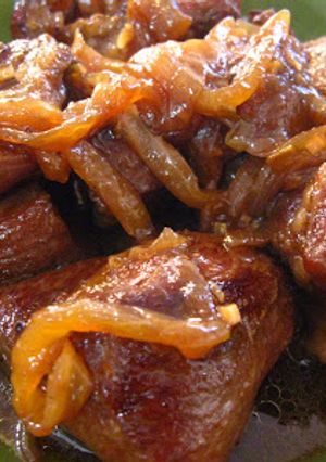 A picture of Vietnamese Caramelized Pork.