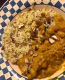 Curry de garbanzos con leche de coco
