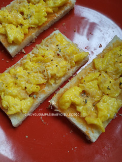Foto resep 85. MPASI 12+ Pizza Telur Roti Tawar Snack Anti GTM