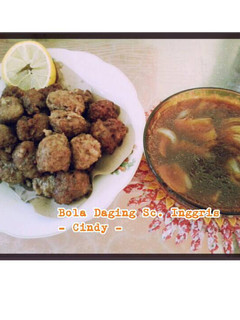 Foto resep Bola Daging Sc. Inggris