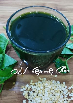 Hình của món Rau má đậu xanh.