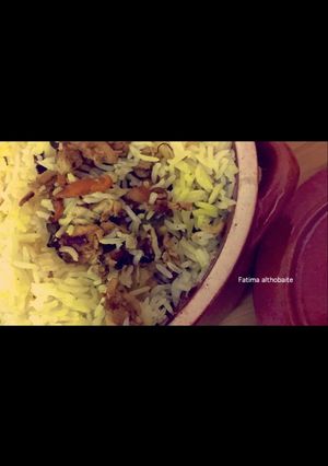 صورة لوصفة طاجن الأرز بالخلطه