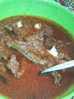 A picture of Beef Qorma.