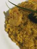 Risoto de quinoa com camarão