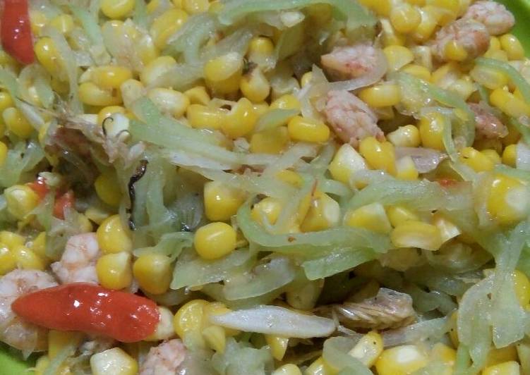 Resep Tumis Jagung Labu Udang, Menggugah Selera