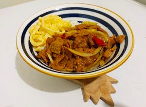 Foto resep Beef proteina (daging sapi kw) for vegan