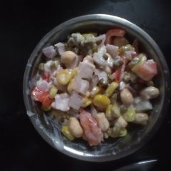 A picture of Corn Moong Salad.