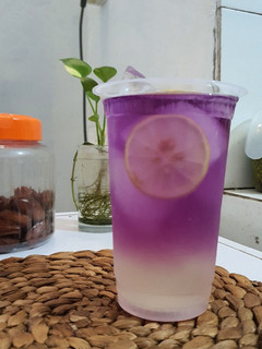 Foto resep Es Telang Lemon