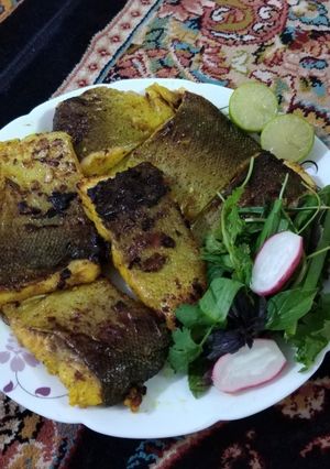 عکسی از دستور ماهی سالمون