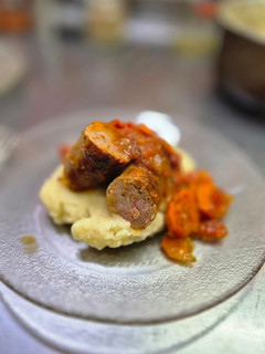 Una foto de Chorizos a la pomarola.(A mi manera)