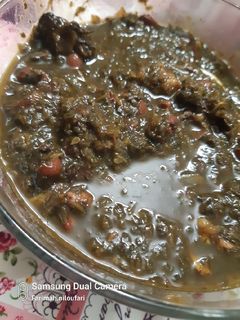 عکسی از دستور قرمه سبزی