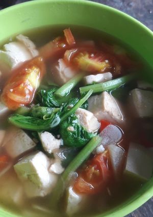 Foto resep Sop tahu sawi SS (Sederhana dan segerrr)