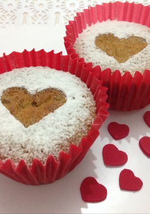 Una foto de Muffins de Vainilla (Especial San Valentín)