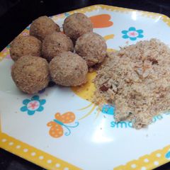 A picture of Rajastani Choorma Ladoo.