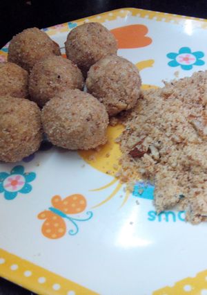 A picture of Rajastani Choorma Ladoo.