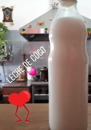 Una foto de Leche de coco