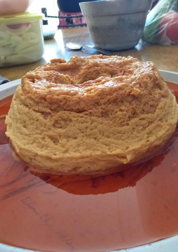 Una foto de Flan casero