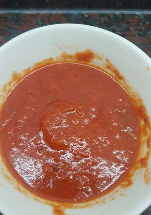 Una foto de Salsa picante de tomates naturales