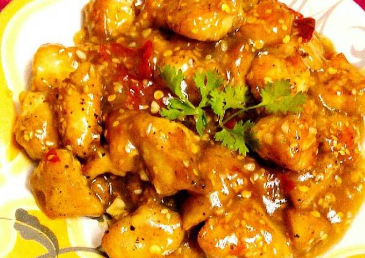 Recipe of Speedy Spicy Honey Chicken