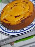 Torta de auyama con queso y bocadillo
