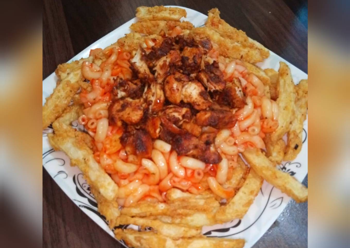 Turkish Cicken with Saucy Macaroni