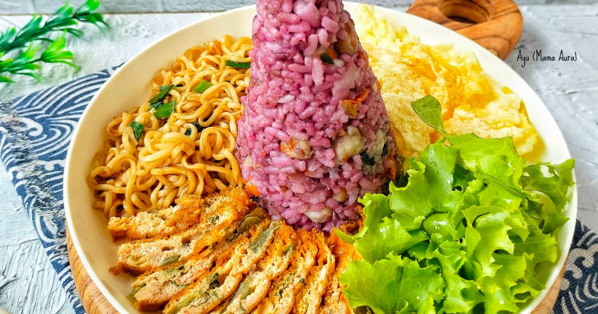 Tumpeng Nasi Goreng Rosela Udang