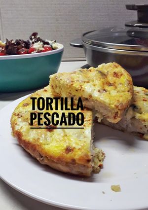 Una foto de Tortilla pescado