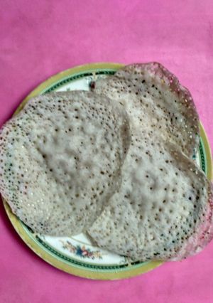 A picture of Appam (Rice coconut pancake).