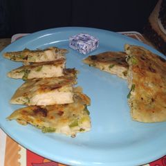 A picture of Mix veg Pizza Paratha.