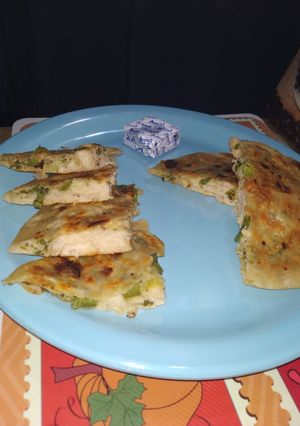 A picture of Mix veg Pizza Paratha.