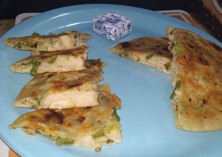 Simple Way to Make Ultimate Mix veg Pizza Paratha