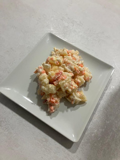 Una foto de Ensalada de gambas