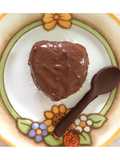 Mini semifreddi a cuore con glassa al cioccolato 🍫🥄