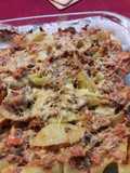 Conchiglioni con salsa de atún