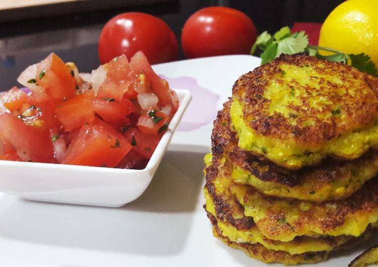Tortitas de maíz y cilantro