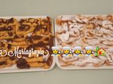 Chiacchiere e chiacchiere di carnevale con glassa al cioccolato 👩‍🍳🌍🇮🇹🏡🎭🎭🎭🎭🎭